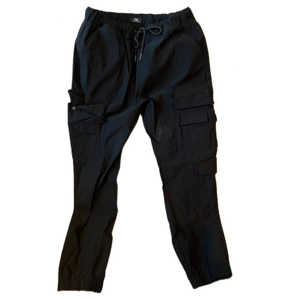 Benjamin Black Lined Cargo Pant Joggers Mens L